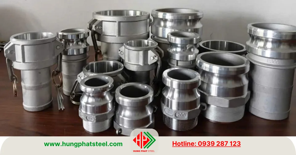 Khớp Nối Nhanh INOX Type A B C D E F DP DC (Camlock Coupling)