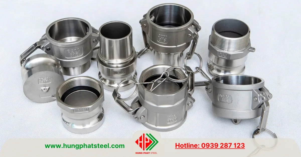 Khớp Nối Nhanh INOX Type A B C D E F DP DC (Camlock Coupling)