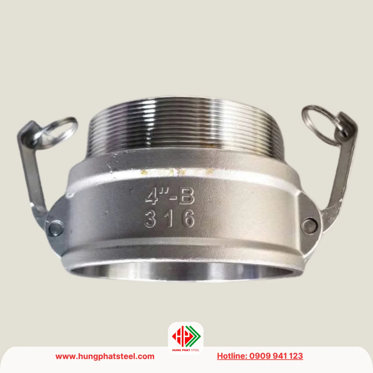 Khớp nối nhanh INOX loại B (Camlock Type B)