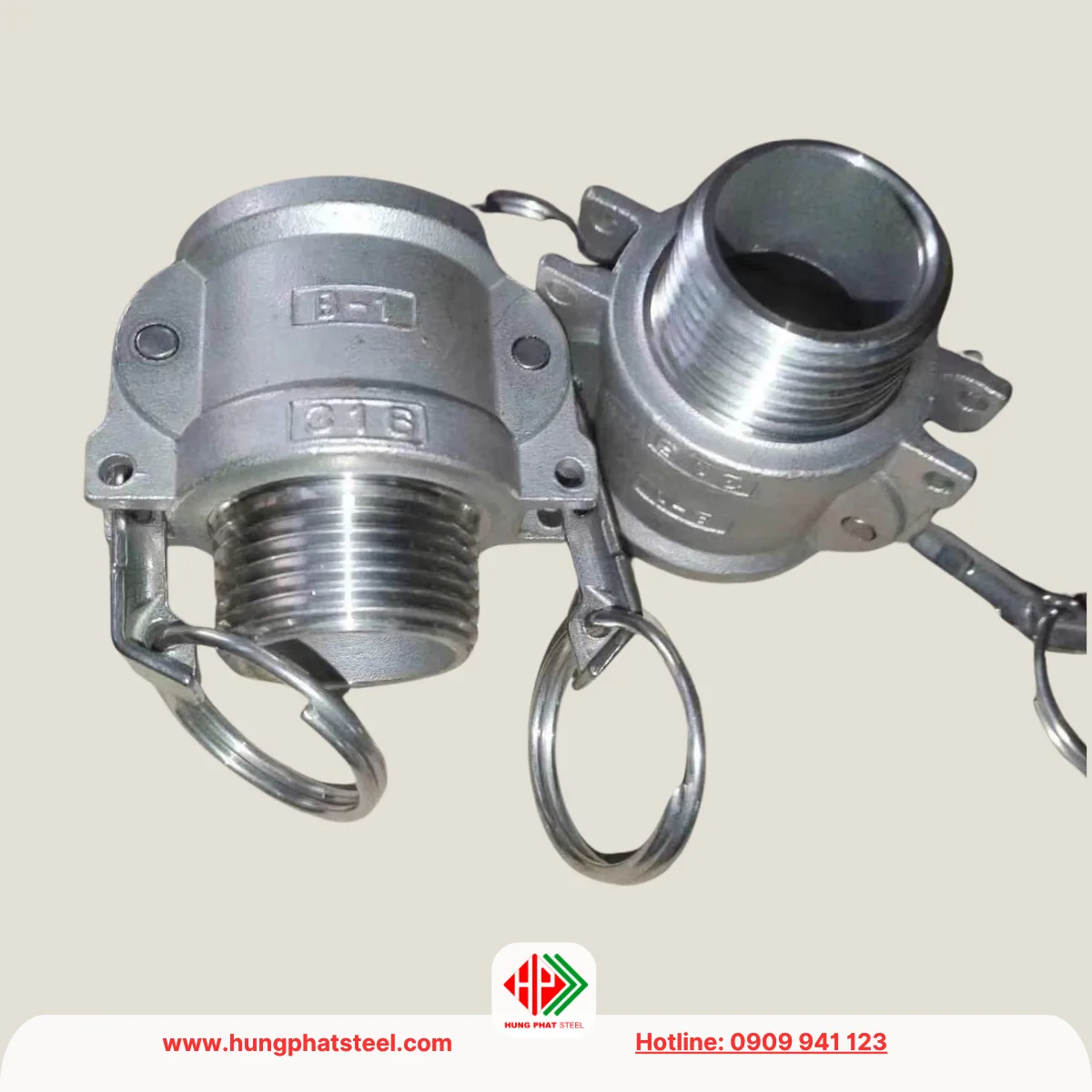 Khớp nối nhanh INOX loại B (Camlock Type B)