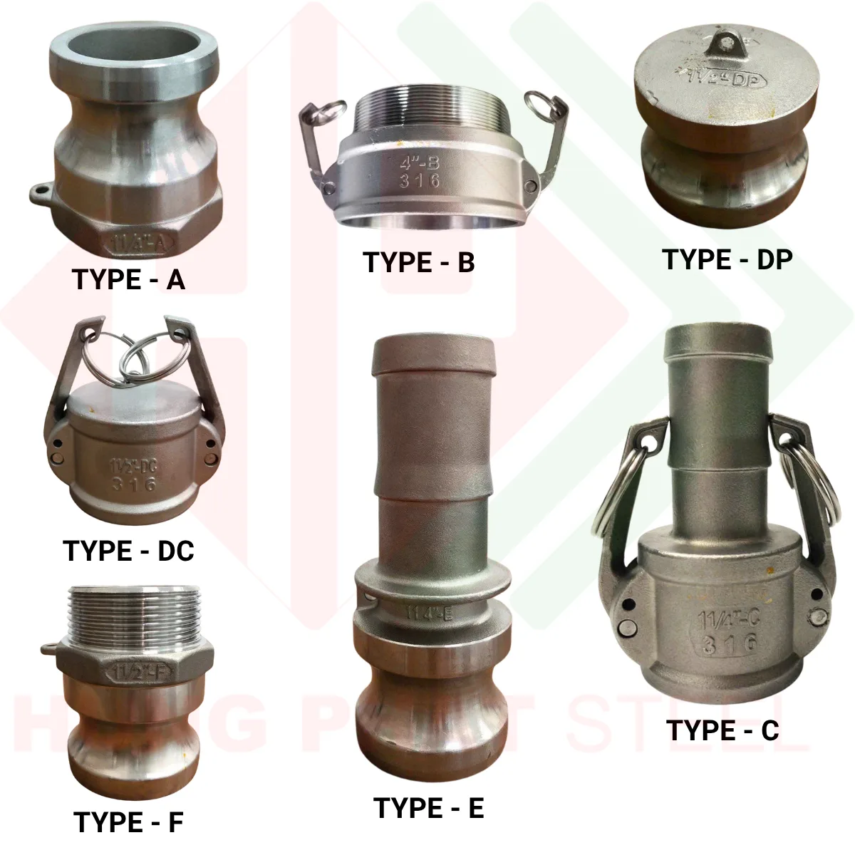 Khớp nối nhanh inox (camlock)