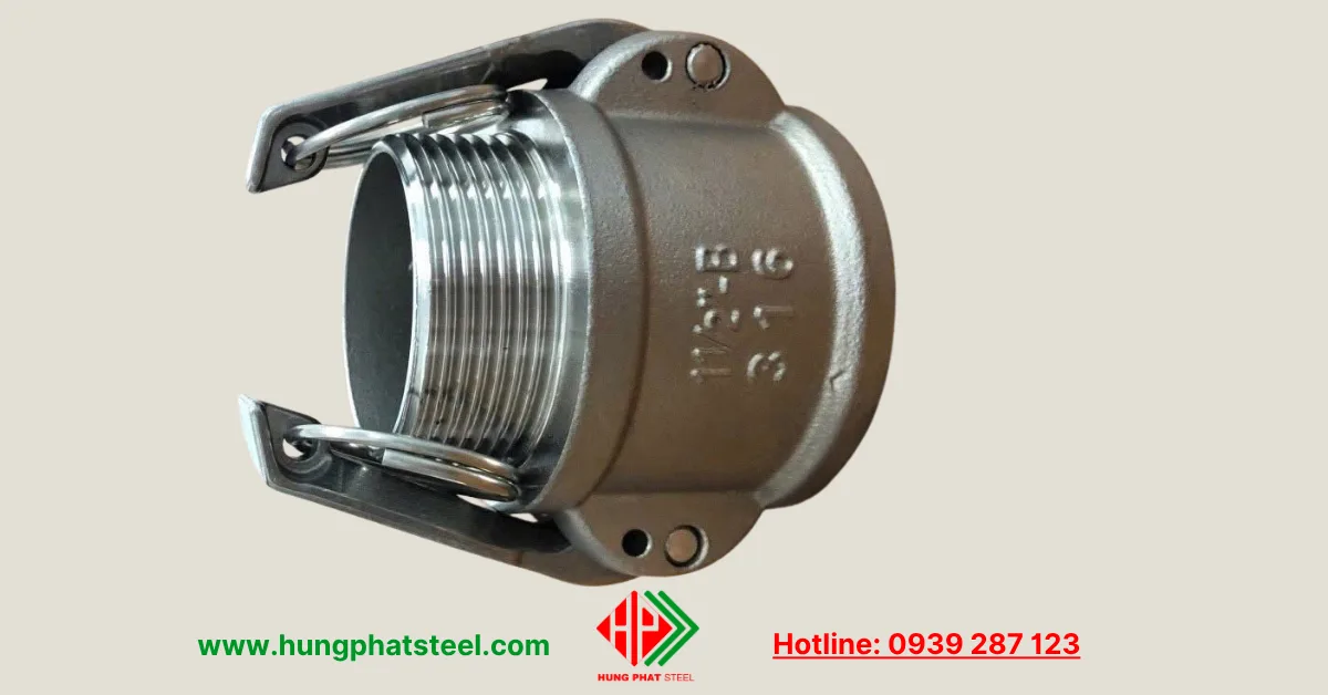 Khớp nối nhanh inox kiểu B (camlock type B)