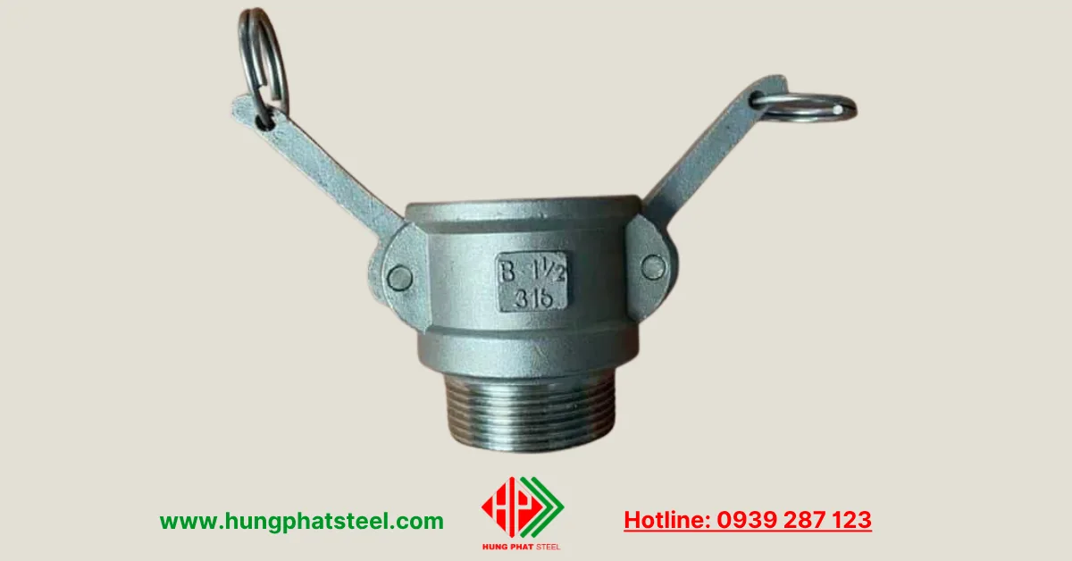 Khớp nối nhanh inox kiểu B (camlock type B)