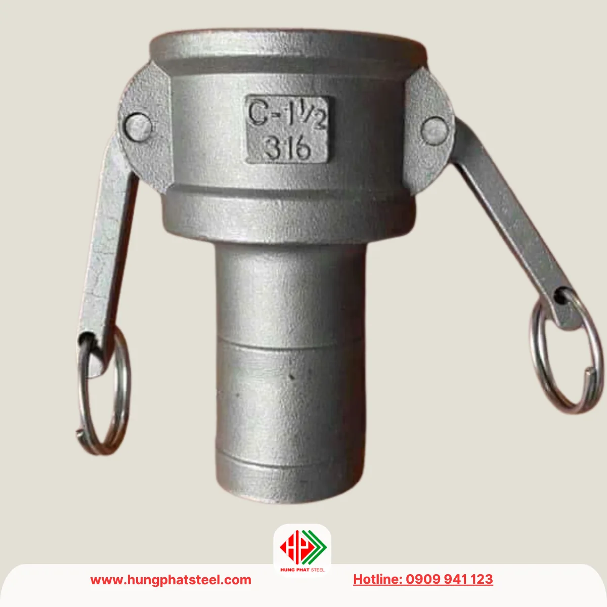 Khớp nôi nhanh inox kiểu C (camlock type C)