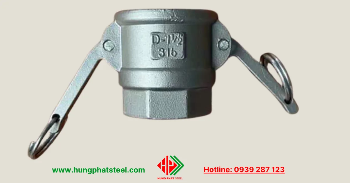 Khớp nôi nhanh inox kiểu D (camlock type D)