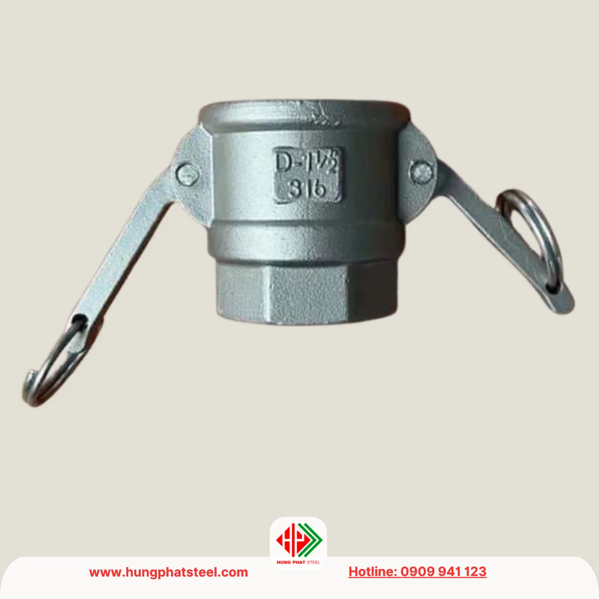 Khớp nôi nhanh inox kiểu D (camlock type D)
