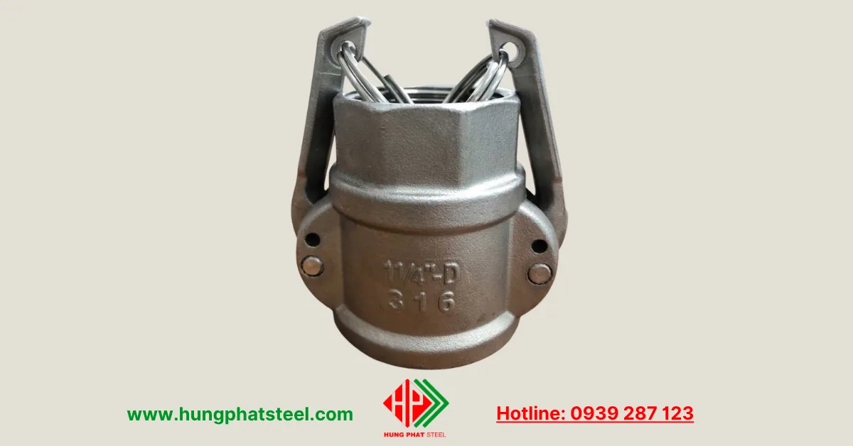 Khớp nối nhanh inox kiểu D (camlock type D)