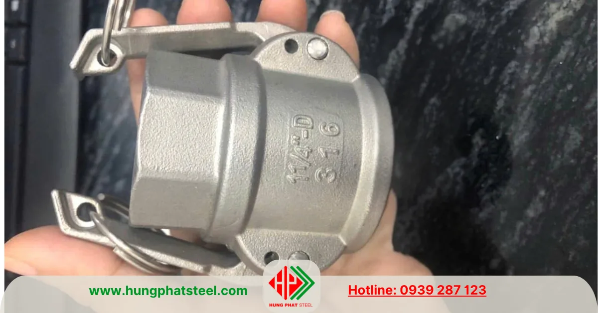 Khớp nôi nhanh inox kiểu D (camlock type D)