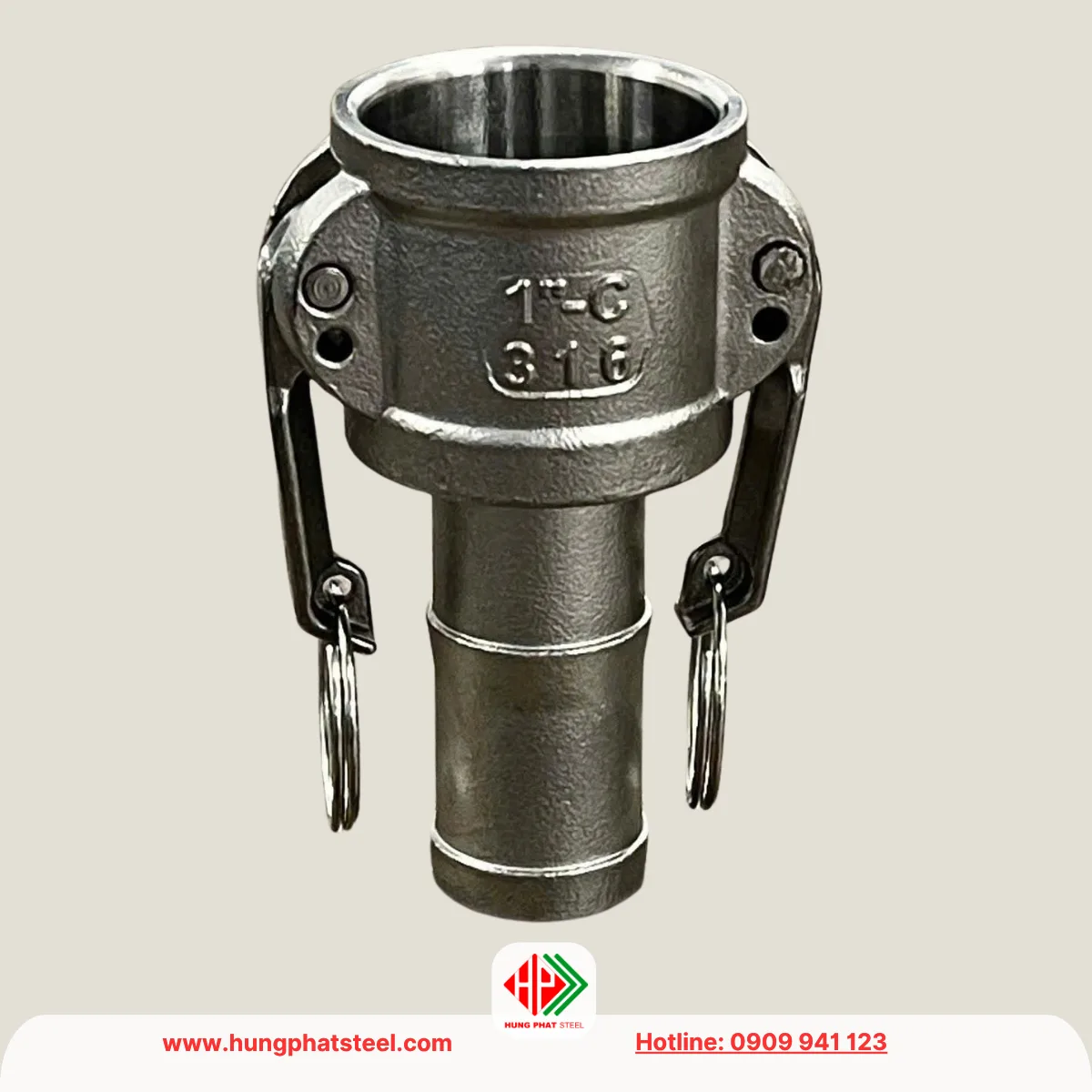 Khớp nối nhanh inox loại C (Camlock Type C)
