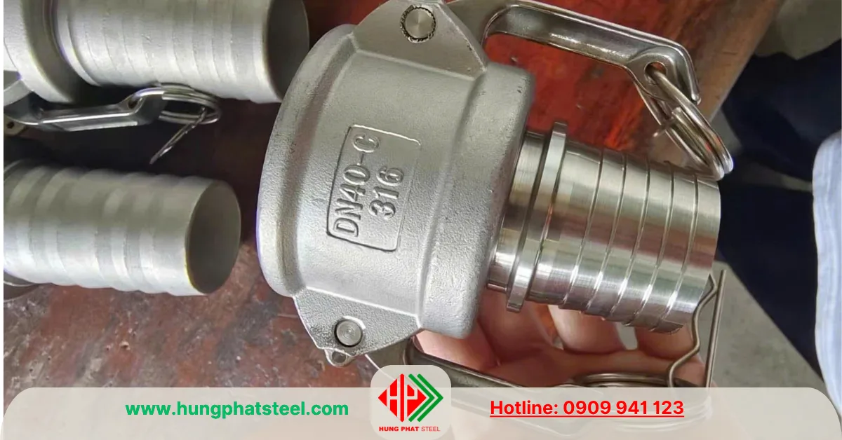 Khớp nối nhanh inox loại C (Camlock Type C)