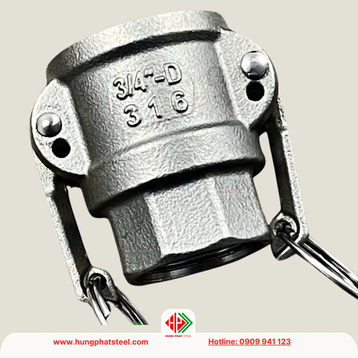Khớp nối nhanh inox loại D (Camlock Type D)