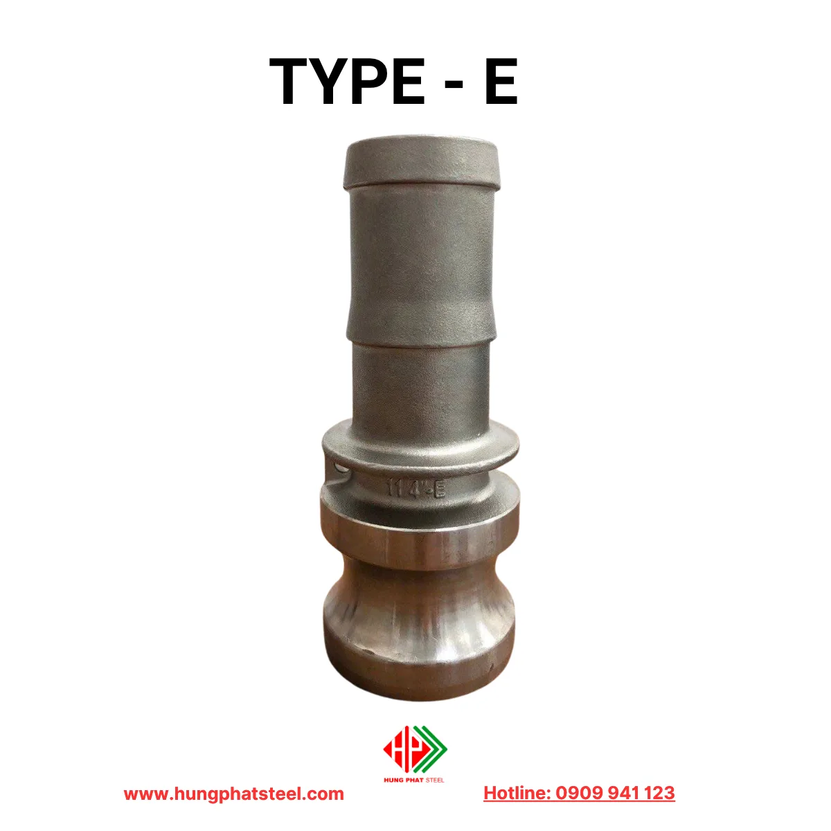 Khớp nối nhanh inox type E (camlock)
