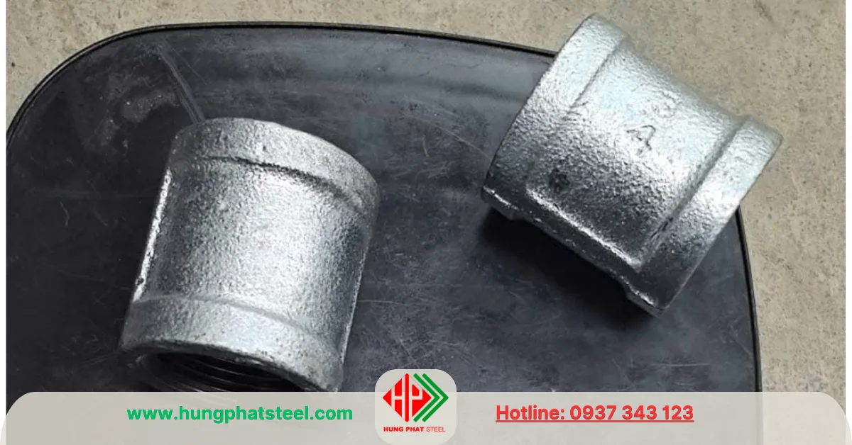 Măng Sông Ren mạ kẽm DN20 (D27)