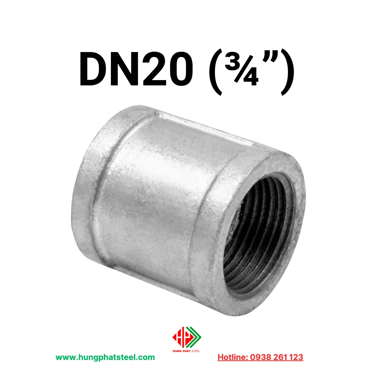 Măng sông ren DN20 (D27)