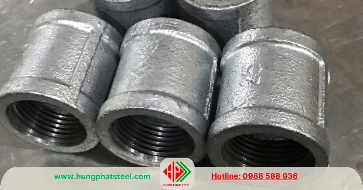 Măng sông ren mạ kẽm DN25 (D34)