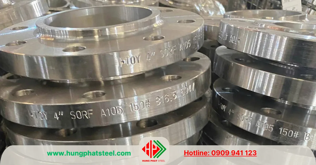 Mặt bích SO RF thép A105