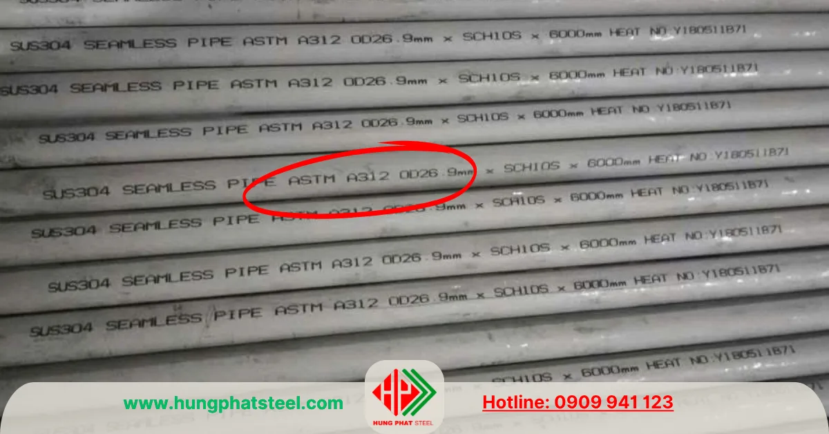 Ống INOX A312 (ASTM A312)