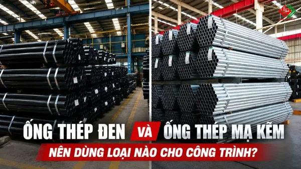 Ống thép đen và ống thép mạ kẽm