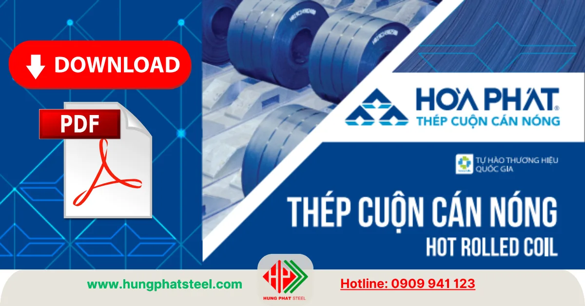 Tải về Catalog HRC Hòa Phát (thép tấm, thép cuộn cán nóng)