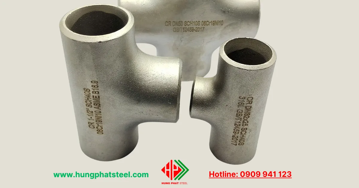 Tê giảm hàn inox 316 SCH40