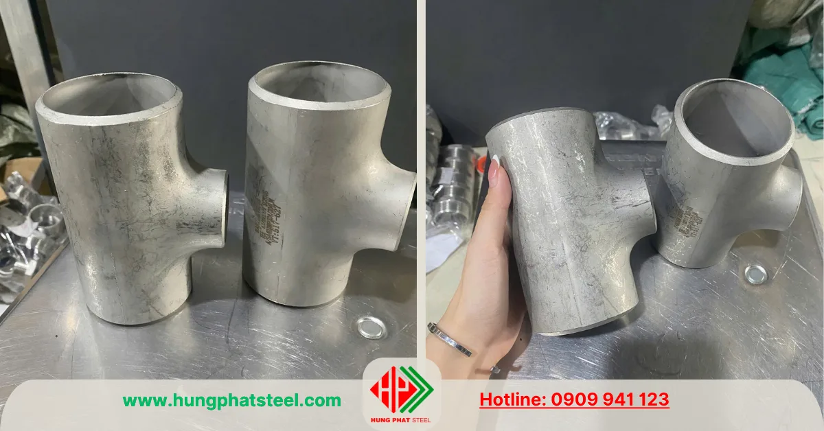 Tê giảm hàn inox (tê thu)