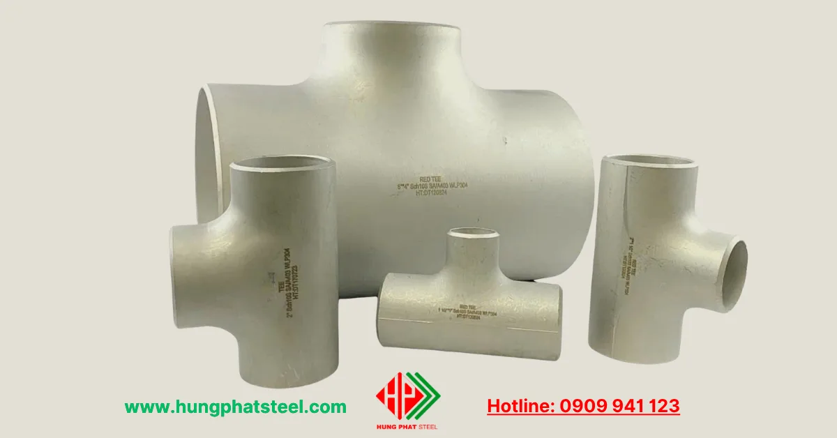Tê giảm hàn inox (tê thu