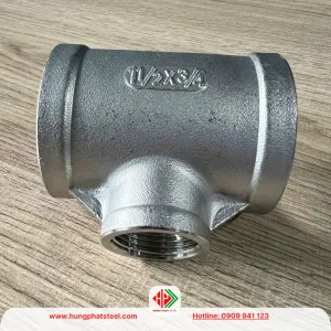 Tê giảm ren inox (tê thu ren)
