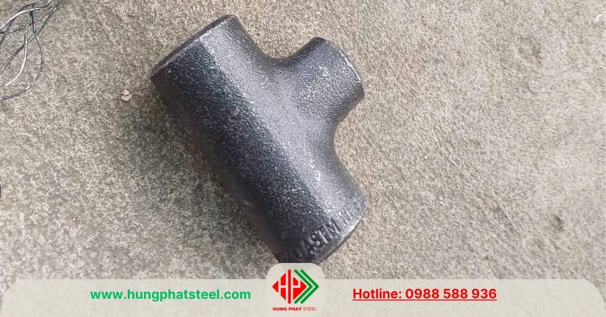 Tê giảm thép hàn DN25x15