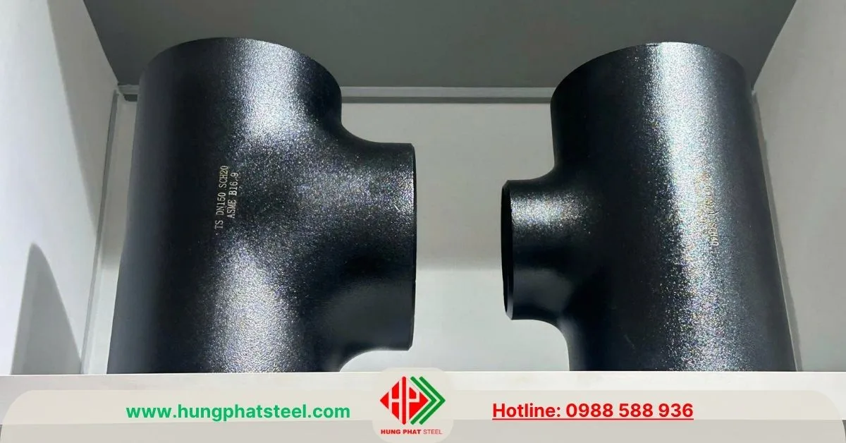 Tê hàn DN150 và tê giảm DN150-100