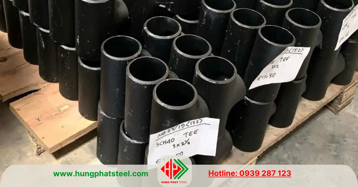 Tê hàn giảm DN80-65