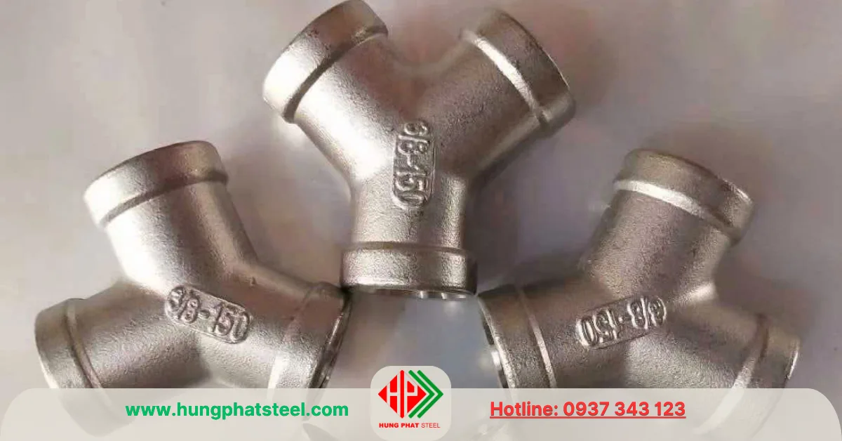 Tê ren inox chữ Y