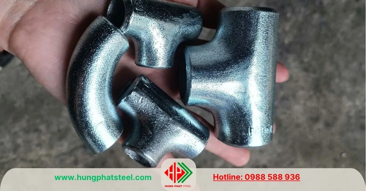 Tê thép hàn DN15 mạ kẽm (phi 21)