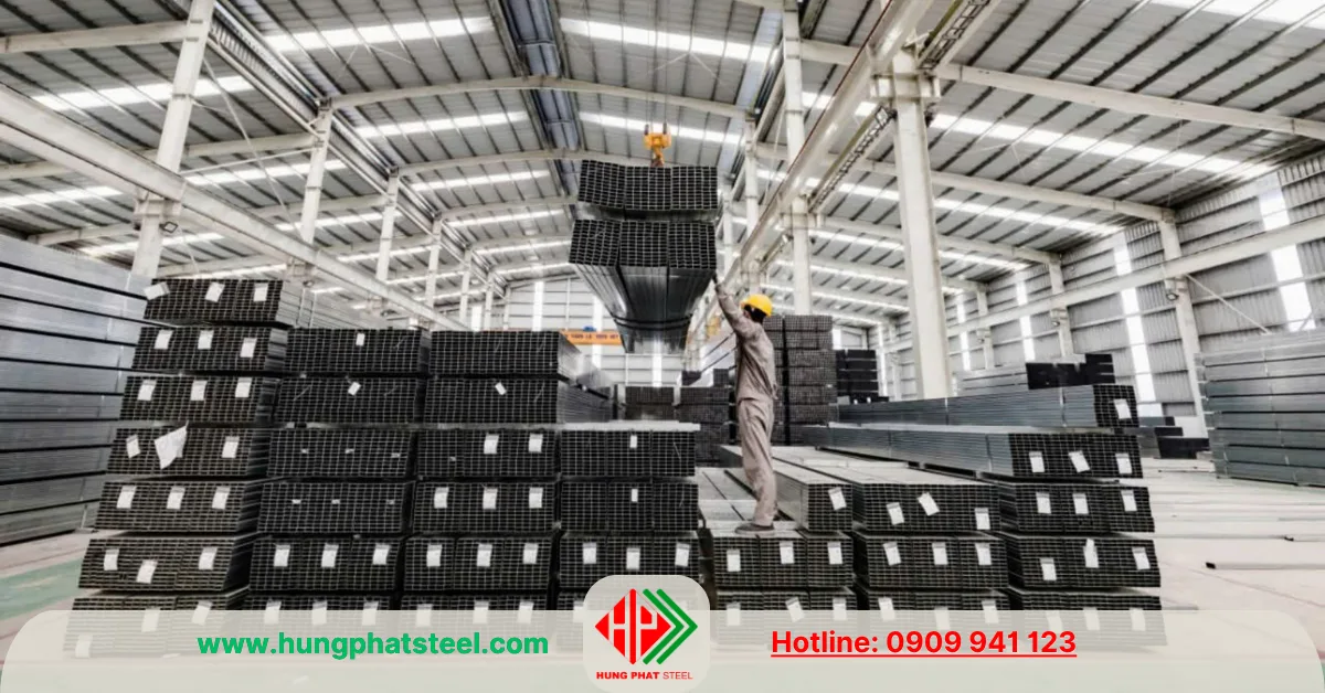 Thép hộp Hòa Phát 10x30