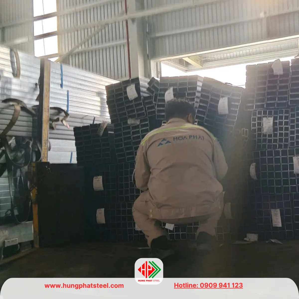 Thép hộp Hòa Phát 25x50