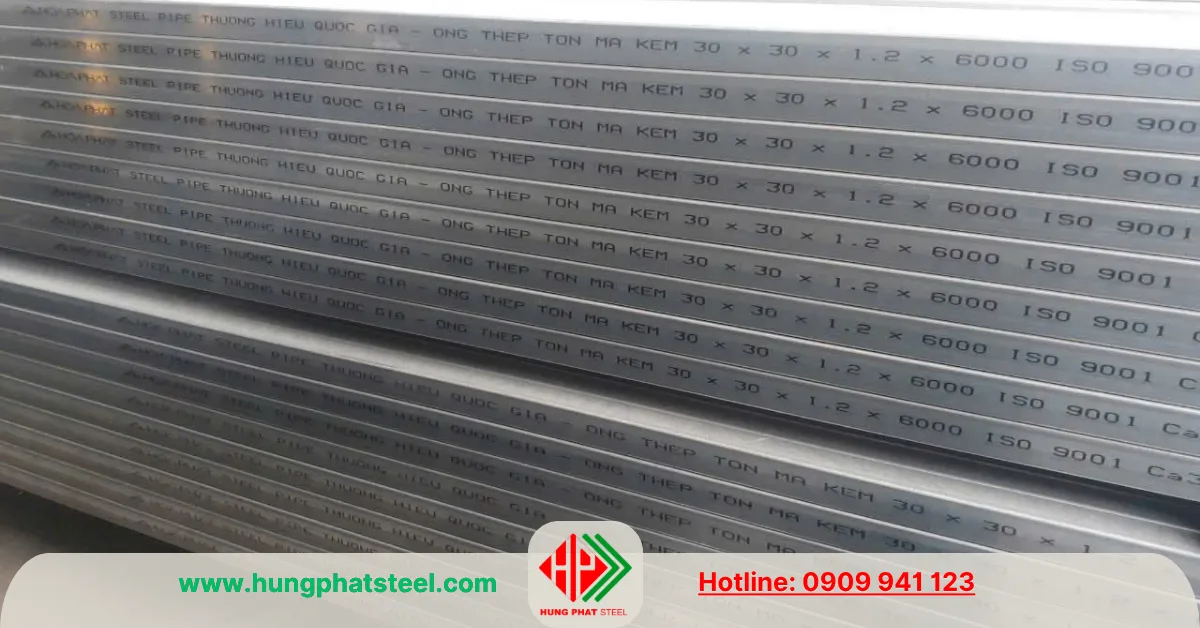 Thép hộp Hòa Phát 30x30