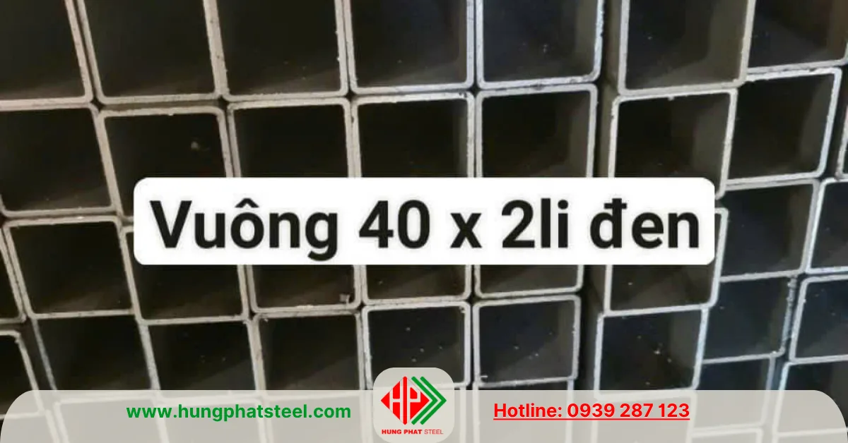 Thép hộp Hòa Phát 40x40