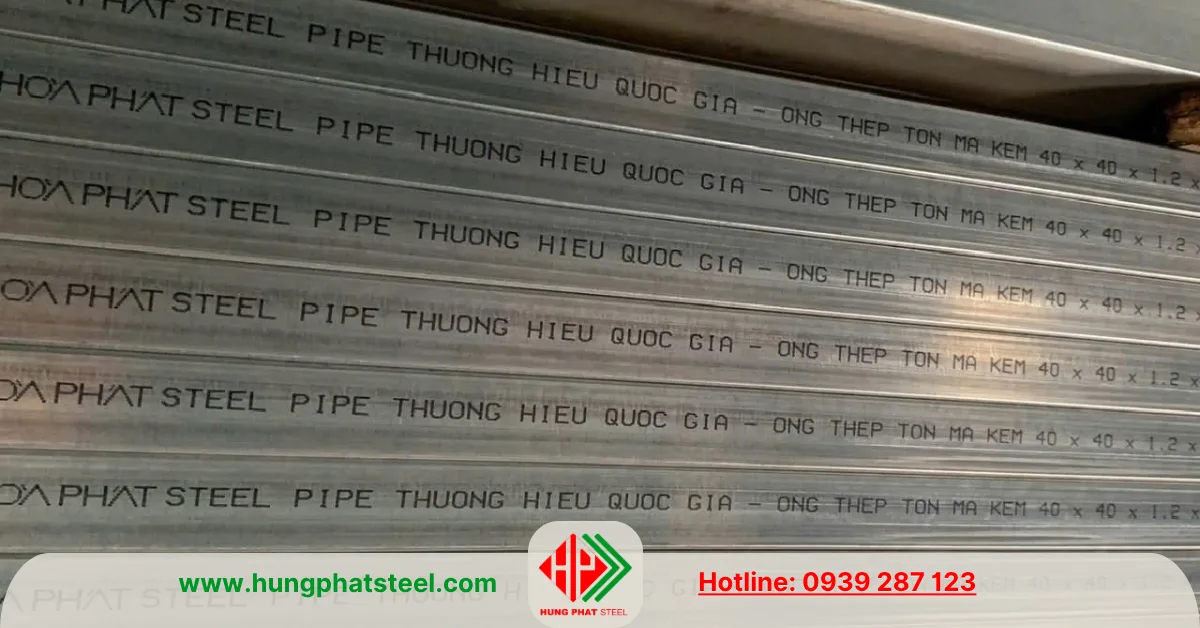 Thép hộp Hòa Phát 40x40