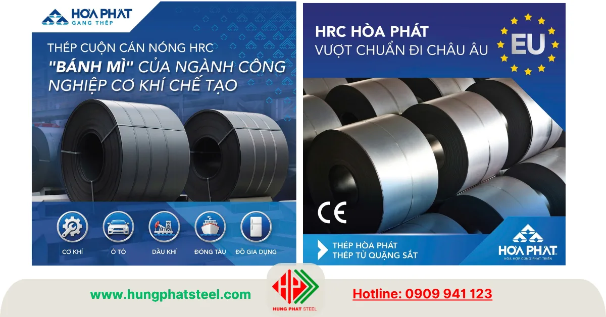 Thép tấm Hòa Phát (Thép cuộn cán nóng)