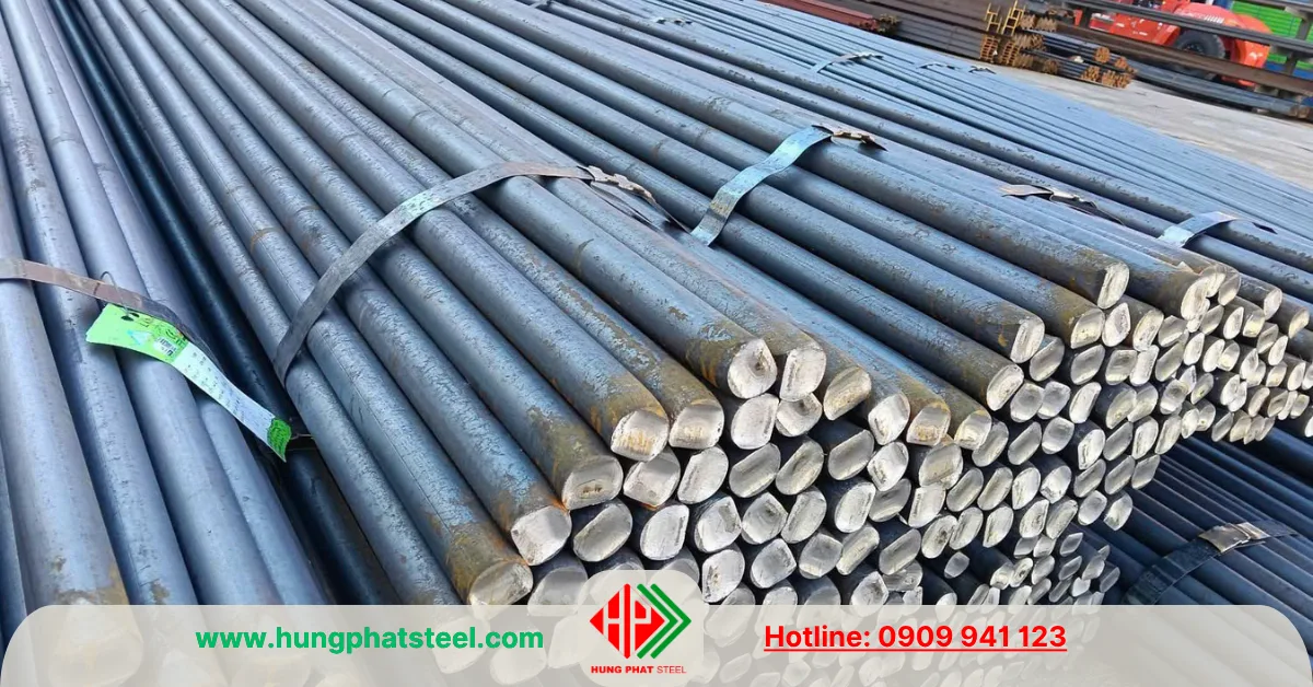 Thép tròn đặc SS400 (Láp SS400)