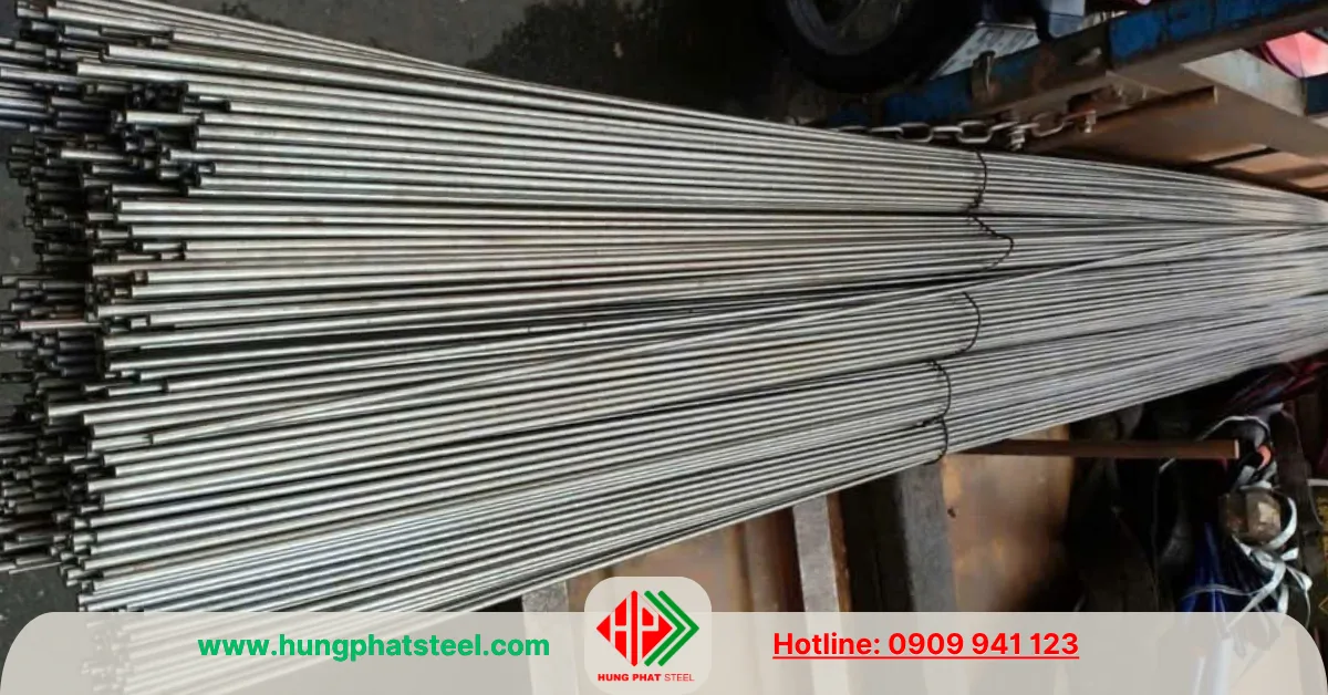 Thép tròn đặc SS400 kéo bóng (chuốt sáng)