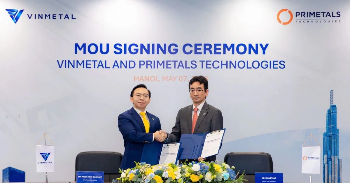 Vinmetal and Primetals Technologies