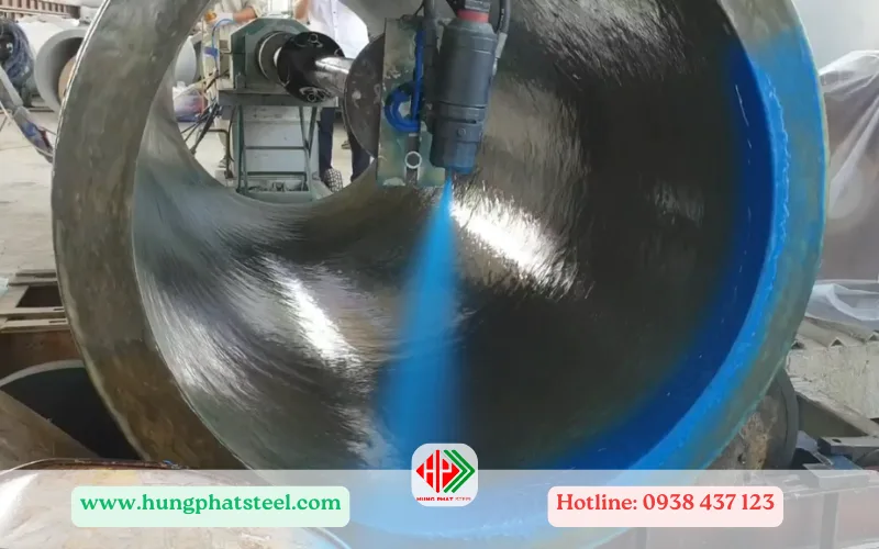 Xịt phủ bảo quản ống thép
