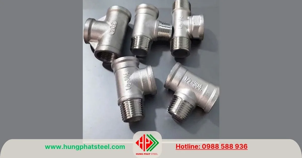 Các kiểu dáng tê ren inox DN15 (ít gặp hơn)