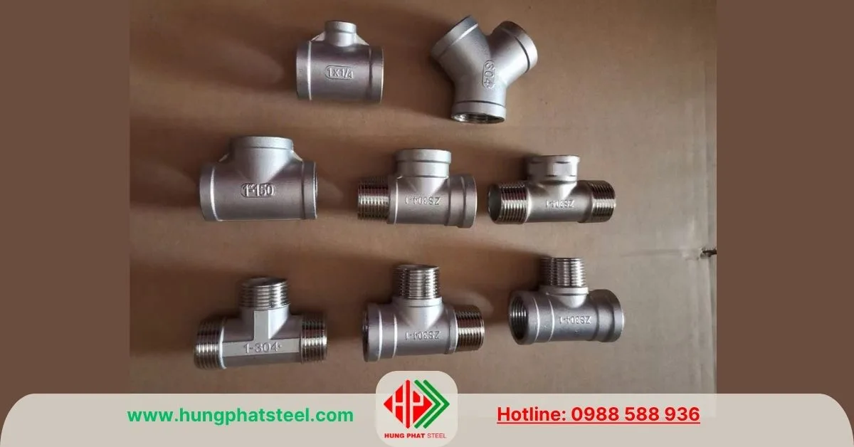 Các kiểu dáng tê ren inox DN25 (ít gặp)