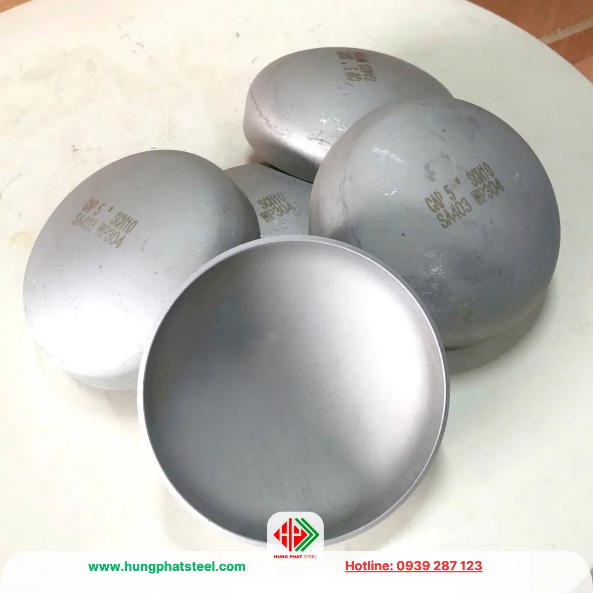 Chén hàn INOX DN125 (D141)