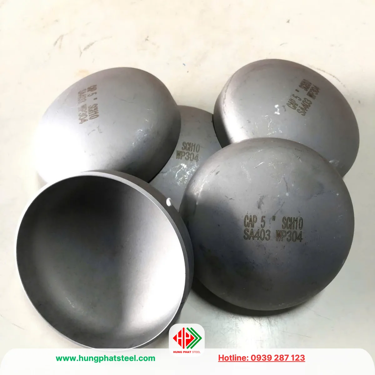 Chén hàn INOX DN125 (D141)