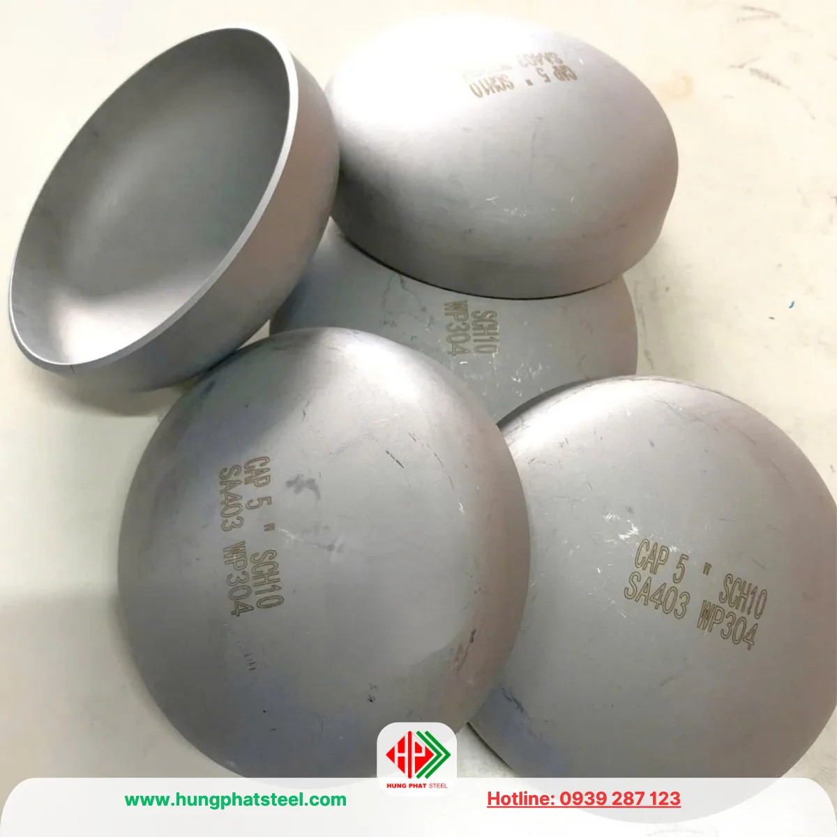 Chén hàn INOX DN125 (D141)