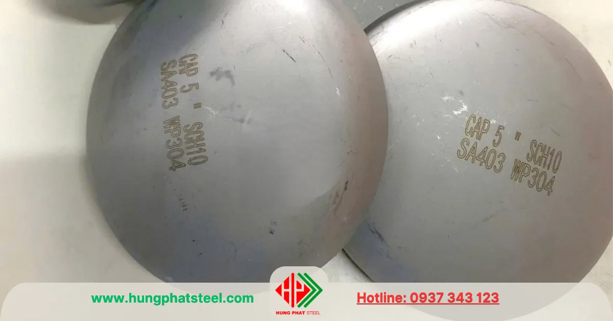 Chén hàn INOX DN125 (D141)