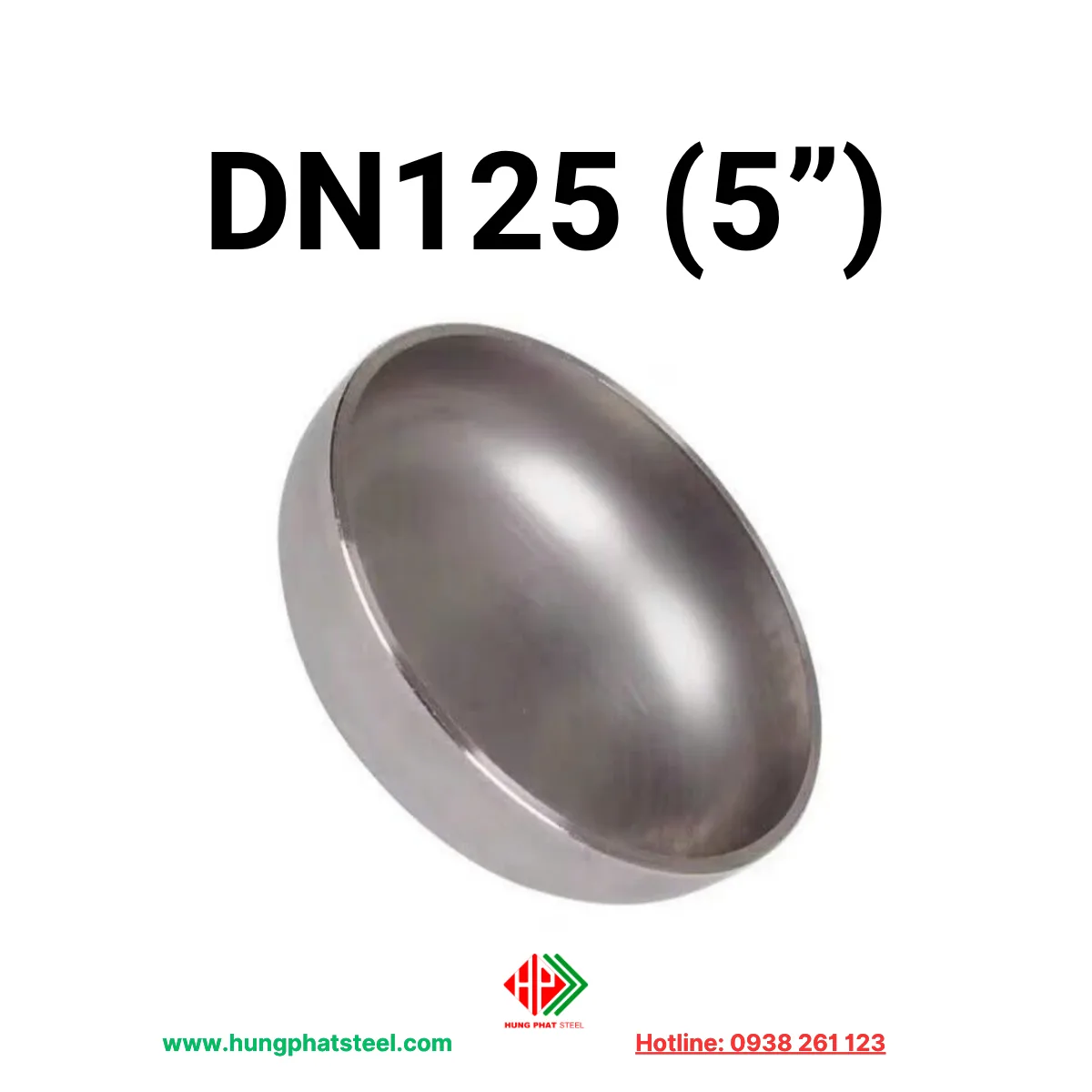 Chén hàn INOX DN125 (D141)