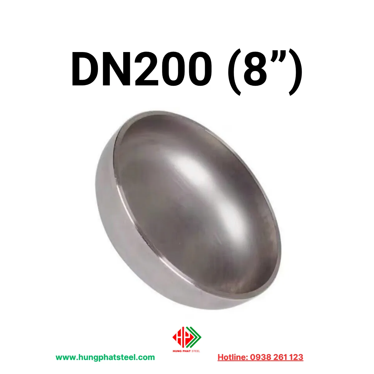 Chén hàn INOX DN200 (D219)